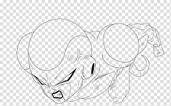 Frieza Line art transparent background PNG clipart