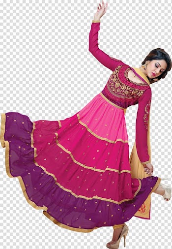Frock Dress Pink Rose Pattambi, dress transparent background PNG clipart