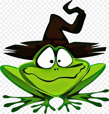 frog adventure Halloween Clip art - Frog with a hat 