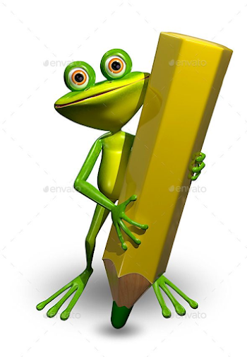 Frog and Pencil | Fonts-logos-icons | Pinterest | 3d character, 3d ...