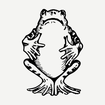 Frog animal drawing, vintage illustration | Free PSD - rawpixel