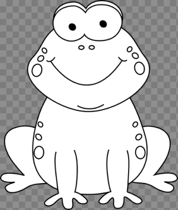 Frog Black And White Black And White Car #461960 - PNG Images - PNGio