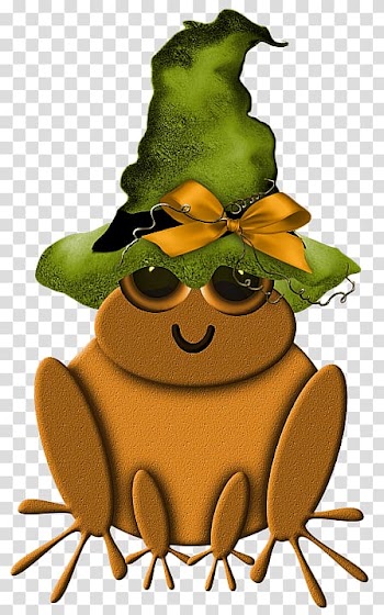 Frog Cartoon, Cartoon painted khaki frog transparent background PNG clipart