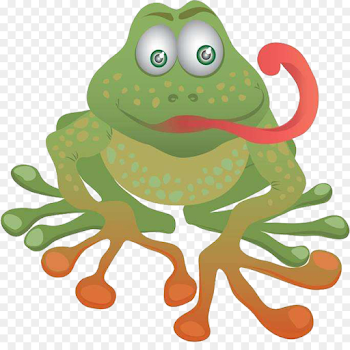 Frog Cartoon Stock photography Royalty-free - Bull tongue png ...
