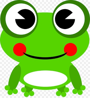 Frog Face Clip art - Cute frog 