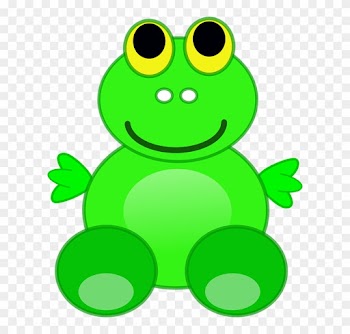 Frog On Lily Pad Clipart 8, - Custom Baby Frog Shower Curtain