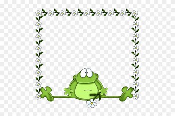 Frog Paper Design - Frog Border