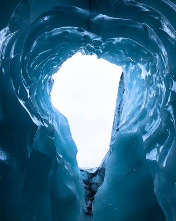 From Below an Icy Hole · Free Stock Photo