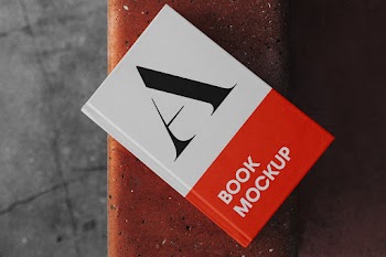Front Cover Book PSD Mockup al book ckup 