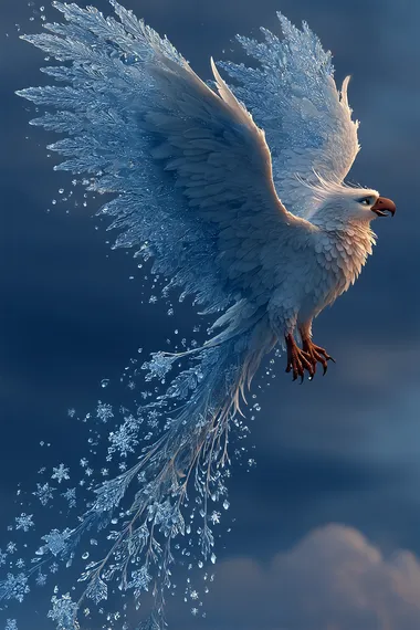 Frost Phoenix Rebirth in Flight Frost Phoenix Rebirth in Flight