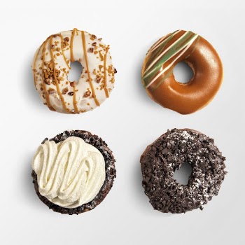 Frosted donuts sticker, food photography | Free PSD - rawpixel