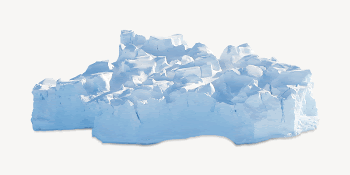 Frozen iceberg collage element psd | Free PSD - rawpixel