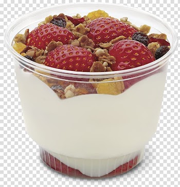 Frozen yogurt Parfait Breakfast Yoghurt Fruit salad, yogurt transparent background PNG clipart