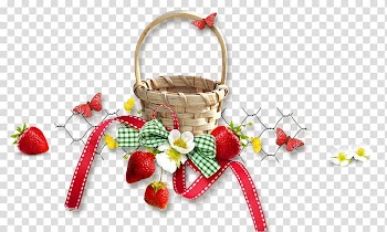 Fruit Aedmaasikas Centerblog, Strawberry Basket transparent background PNG clipart