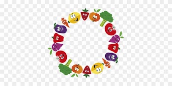 Fruit &amp; Vegetables Fruits And Veggies Vegetables &amp; - Fruits And Vegetables Frame