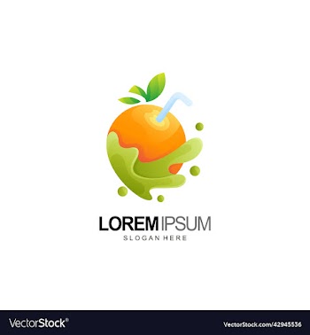 fruit and juice logo fresh drink design template