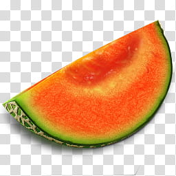 Fruit and Vegetable, sliced melon transparent background PNG clipart
