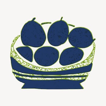 Fruit bowl collage element, food | Free PSD - rawpixel