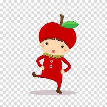 Fruit Cartoon , Apple Beauty transparent background PNG clipart