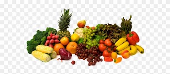 Fruit Clipart Healthy Meal - Fruit And Vegetables Foods