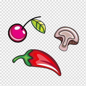 Fruit Facing heaven pepper Vegetable , vegetable and fruit transparent background PNG clipart