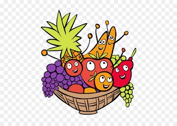 Fruit Food Gift Baskets Clip art - fruits basket 