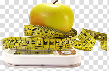 Fruit , granny smith apple on digital scale transparent background PNG clipart