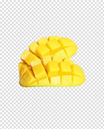 Fruit Mango Auglis, Sliced ​​mango transparent background PNG clipart