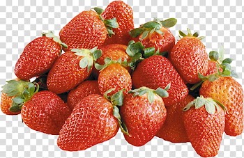 Fruit P, strawberry fruits transparent background PNG clipart