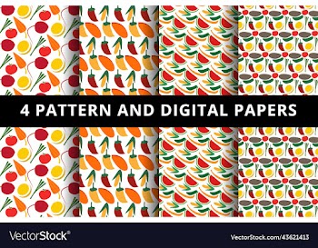 fruit pattern and digital paper