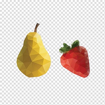 Fruit Pear Auglis Geometry, Pears and strawberries transparent background PNG clipart