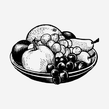 Fruit platter drawing, vintage food | Free Photo - rawpixel