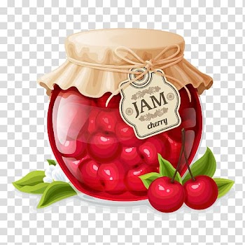 Fruit preserves Jar , Fruit bottle transparent background PNG clipart