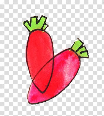 Fruit, red and black pendant necklace transparent background PNG clipart
