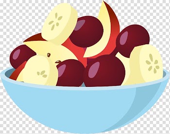 Fruit salad Bowl , Cute Salad transparent background PNG clipart