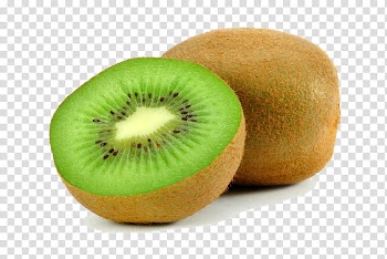 Fruit, sliced kiwi transparent background PNG clipart