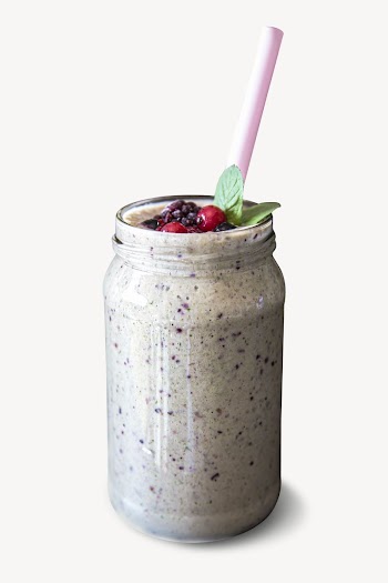 Fruit smoothie isolated image on white | Free Photo - rawpixel