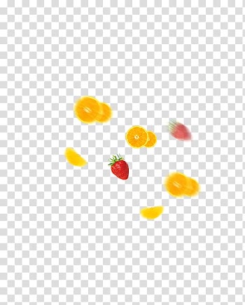 Fruit , Strawberry and lemon effects transparent background PNG clipart