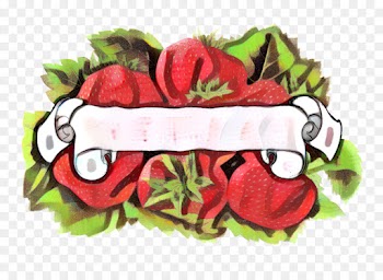 Fruit, Strawberry, Label, Plant, Rose PNG