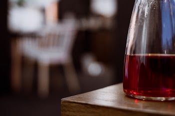 Fruit tea in a glass tea pot 3