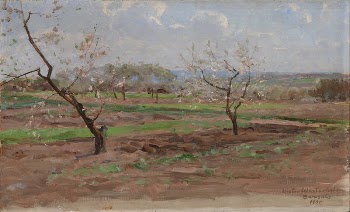 Fruit-trees in bloom, suresnes, 1890 | Free Photo - rawpixel