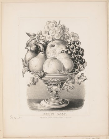 Fruit vase (1870) by Currier | Free Photo - rawpixel