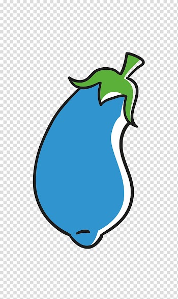 Fruit Vegetable Drawing Auglis, blue cartoon small eggplant transparent background PNG clipart