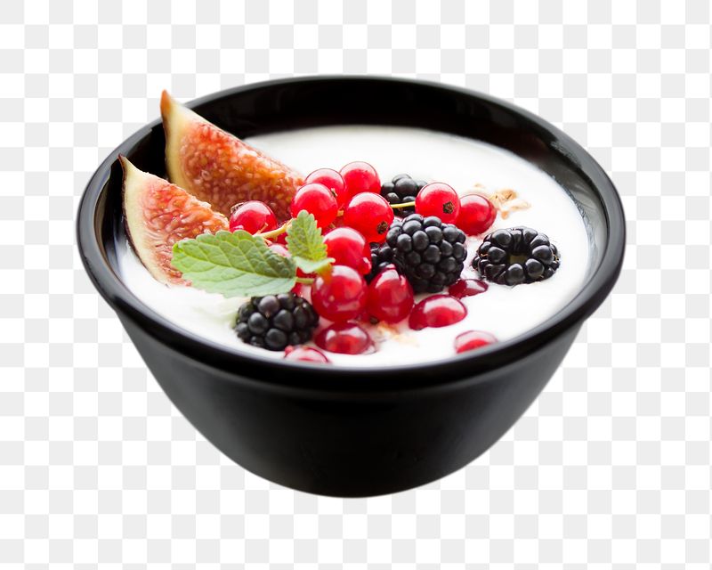 Fruit yogurt png sticker, transparent | Free PNG - rawpixel