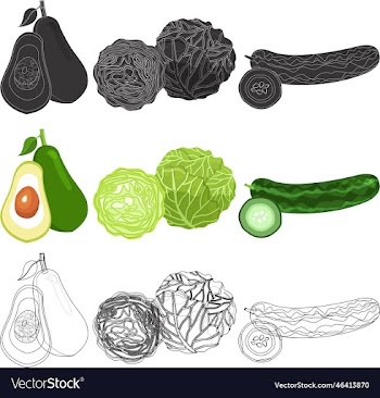 fruits and vegetables designs