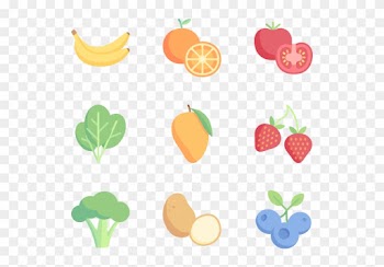 Fruits And Vegetables - Food Icons
