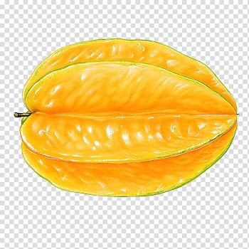Fruits, carambola fruit transparent background PNG clipart