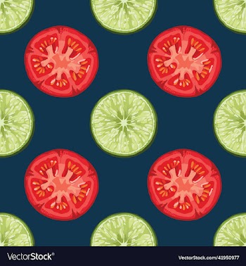 fruits drawing seamless background