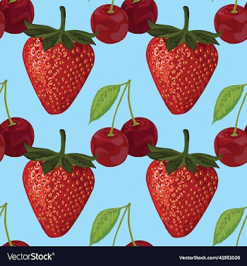 fruits drawing seamless background