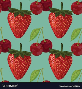 fruits drawing seamless background